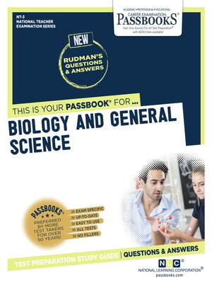 cover image of BIOLOGY AND GENERAL SCIENCE